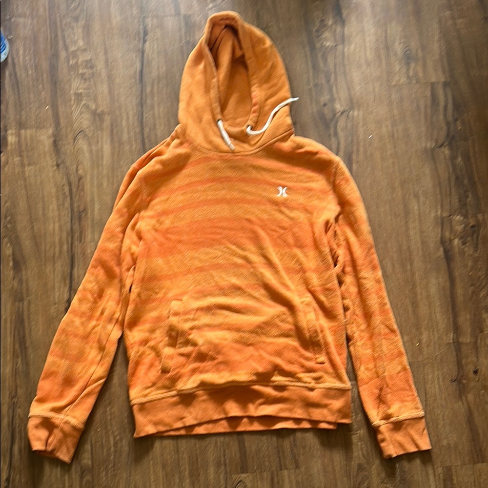 Hurley Orange Sweatshirt Hoodie Casual Wear